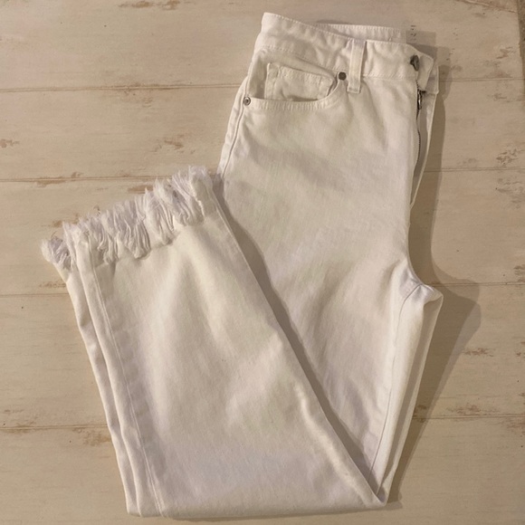 Joe's Jeans Denim - Joe’s Jeans High Rise Frayed Straight Crop